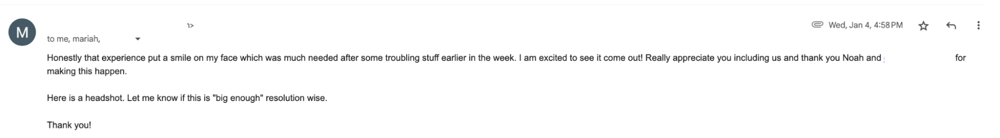 podcast feedback